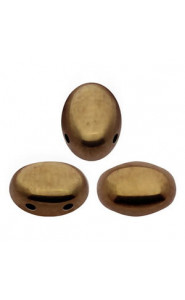 Les perles par Puca® Samos Perlen Dark gold bronze 23980/14485
